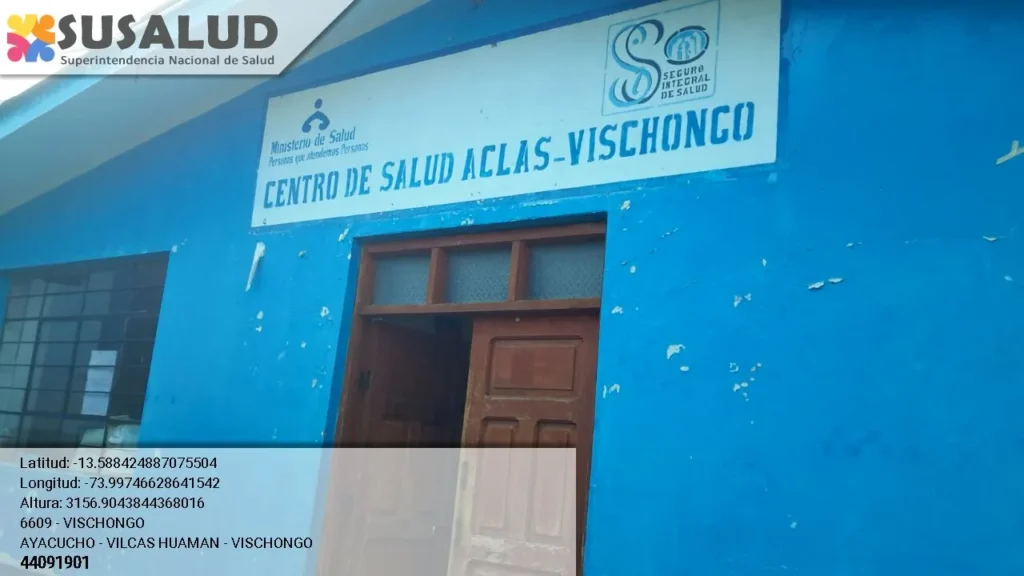 Centro de Salud Vischongo en Ayacucho