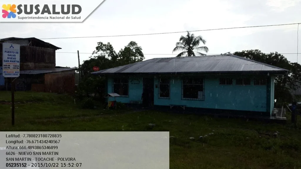 Puesto de Salud Nuevo San Martin en Polvora, San Martin
