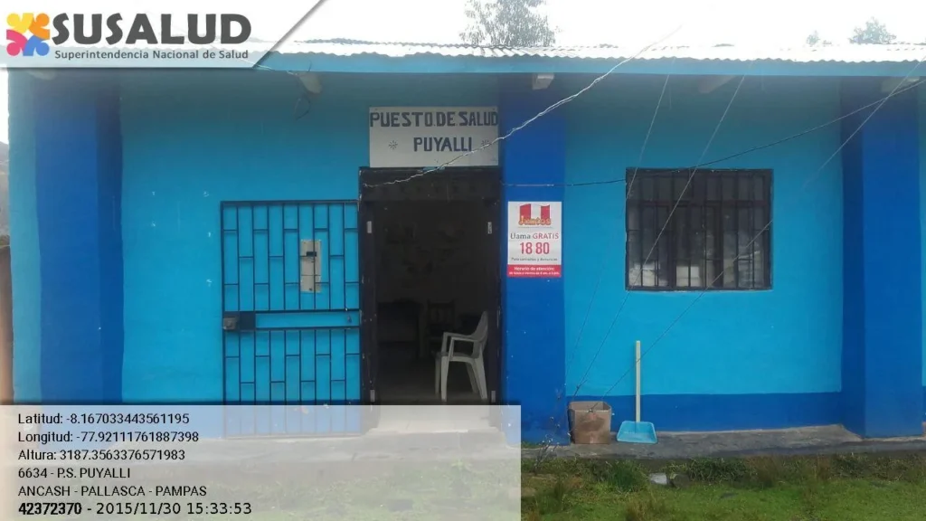 Puesto de Salud Puyalli en Pampas, Ancash