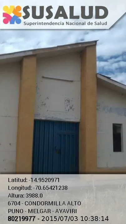 Condormilla Alto en Ayaviri, Puno
