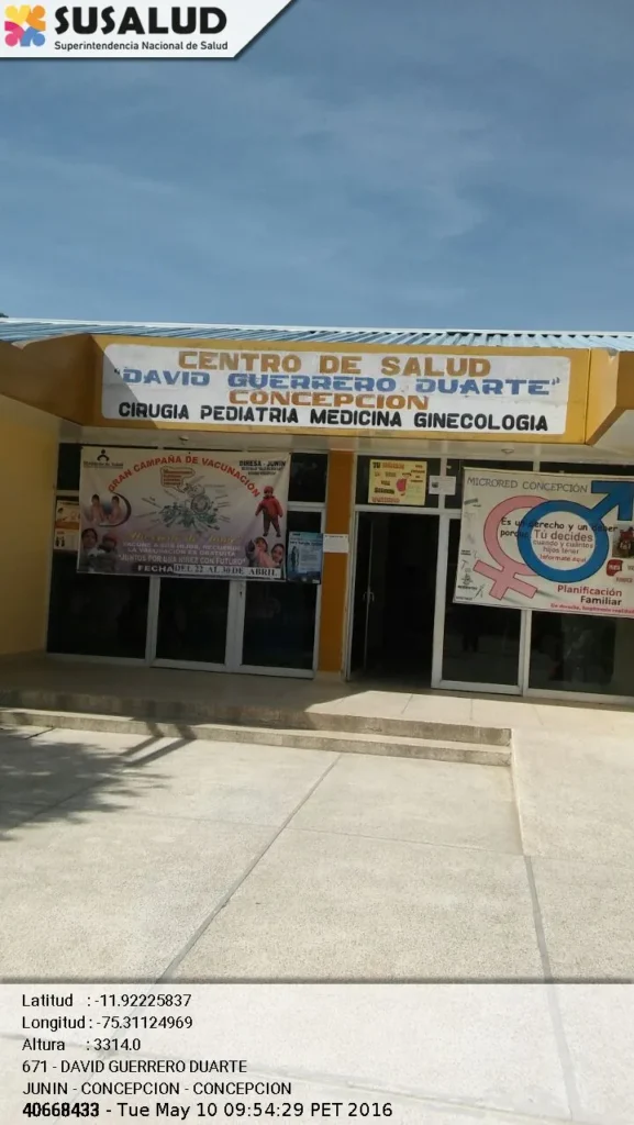 David Guerrero Duarte en Concepcion, Junin