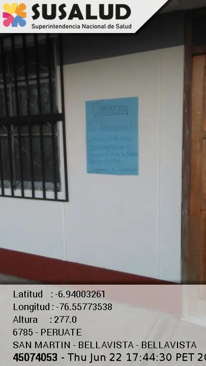Peruate en Bellavista, San Martin