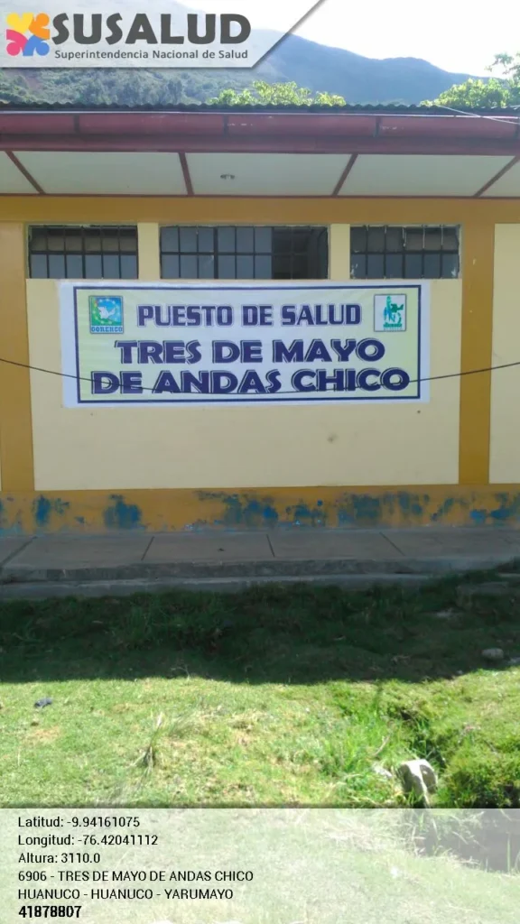 Tres de Mayo de Andas Chico en Yarumayo, Huanuco