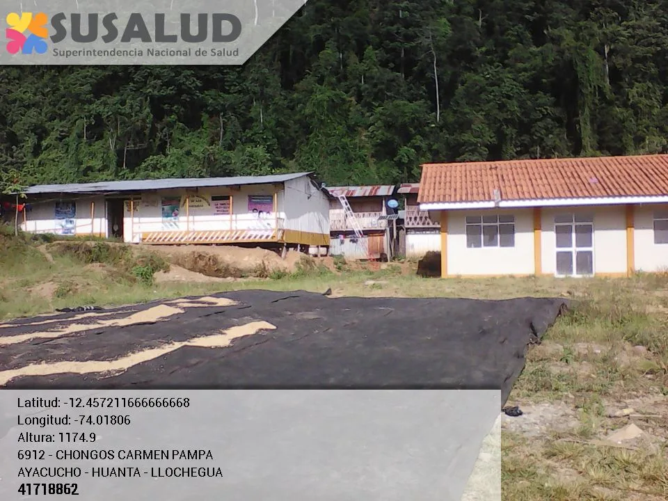 Puesto de Salud Chongos Carmen Pampa en Llochegua, Ayacucho