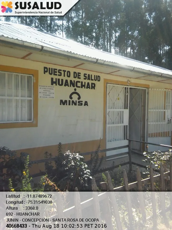 Huanchar en Santa Rosa de Ocopa, Junin
