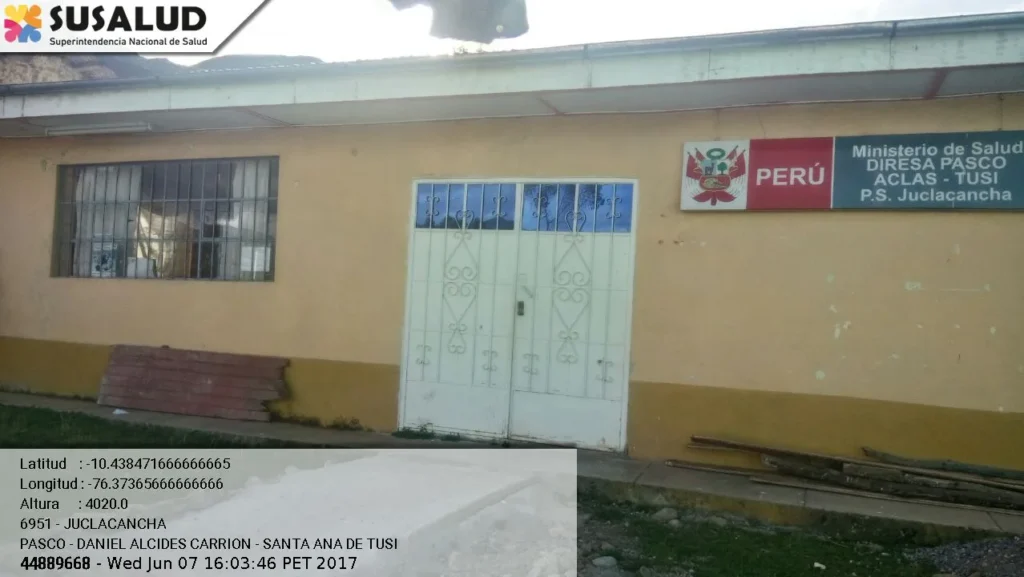 Juclacancha en Santa Ana de Tusi, Pasco