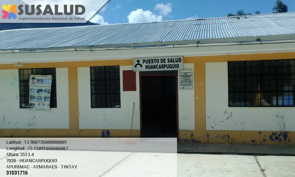 Huancarpuquio en Tintay, Apurimac