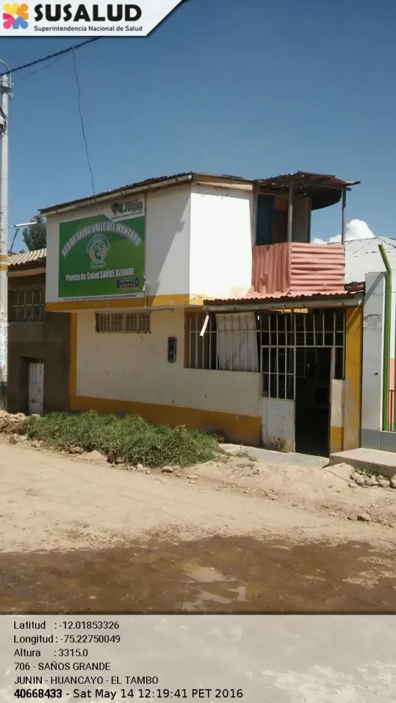 Saños Grande en El Tambo, Junin