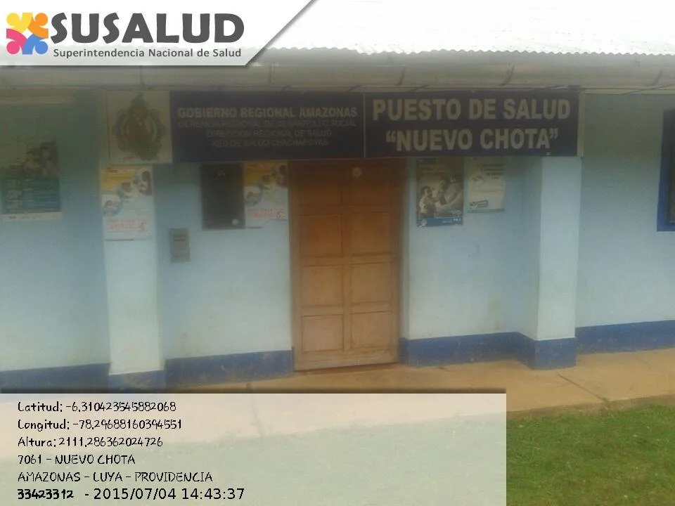 Nuevo Chota en Providencia, Amazonas