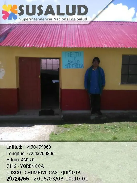 Yorencca en Quiñota, Cusco