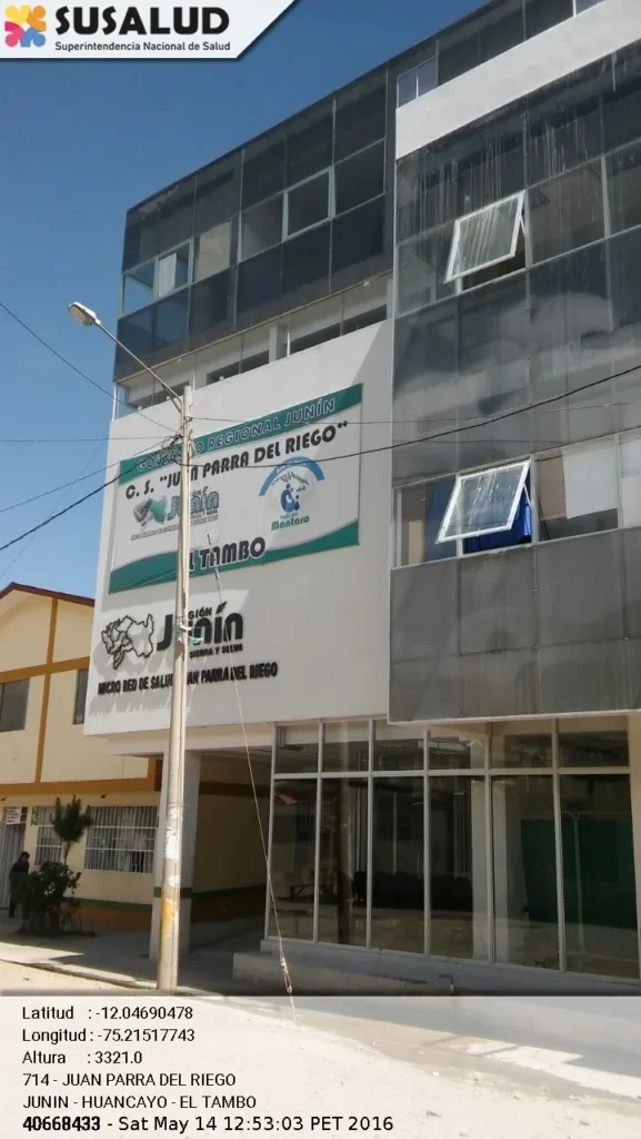 Juan Parra del Riego en El Tambo, Junin