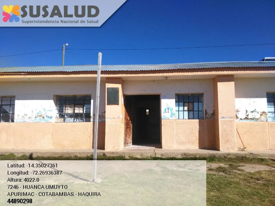 Huanca Umuyto en Haquira, Apurimac