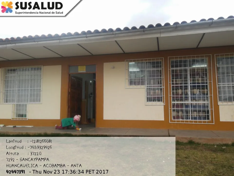 Puesto de Salud Sancaypampa en Anta, Huancavelica