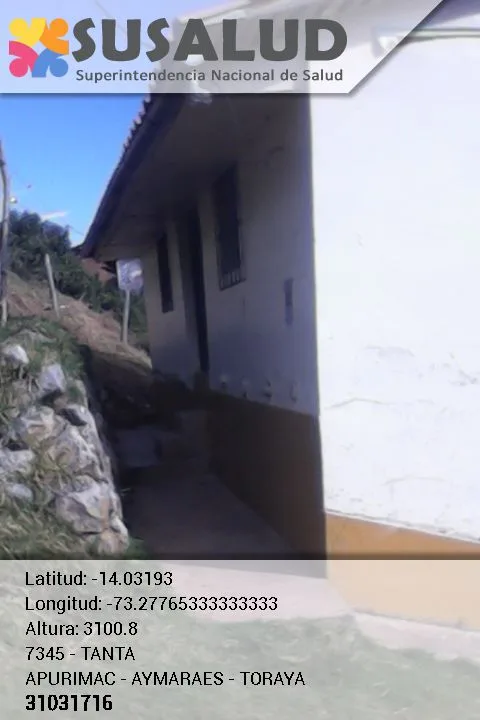 Tanta en Toraya, Apurimac