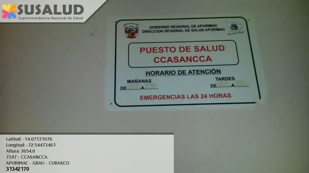 Ccasancca en Curasco, Apurimac