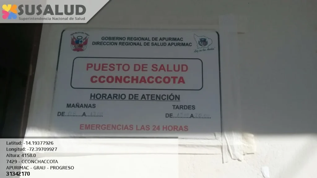 Cconchaccota en Progreso, Apurimac