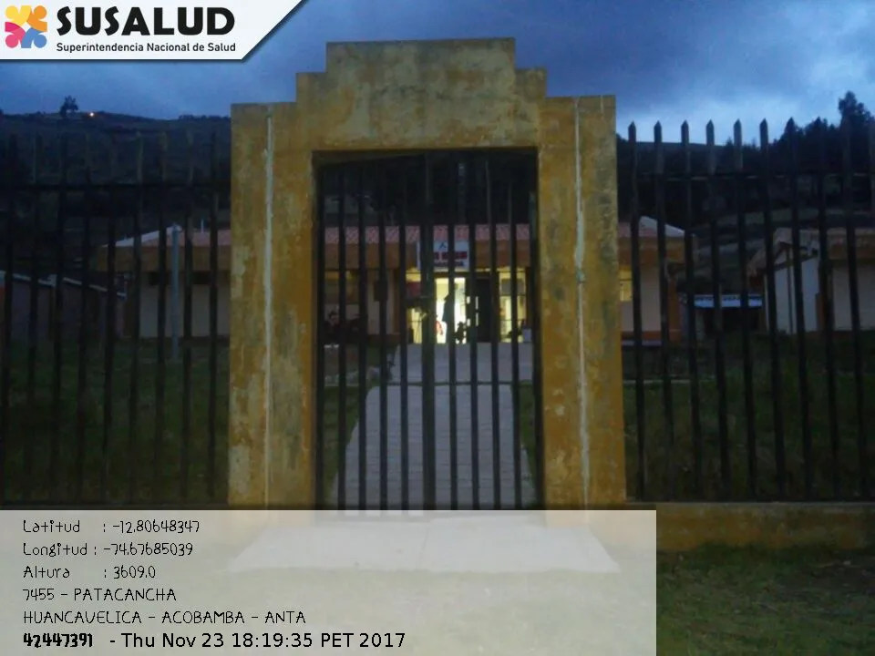 Puesto de Salud Patacancha en Anta, Huancavelica