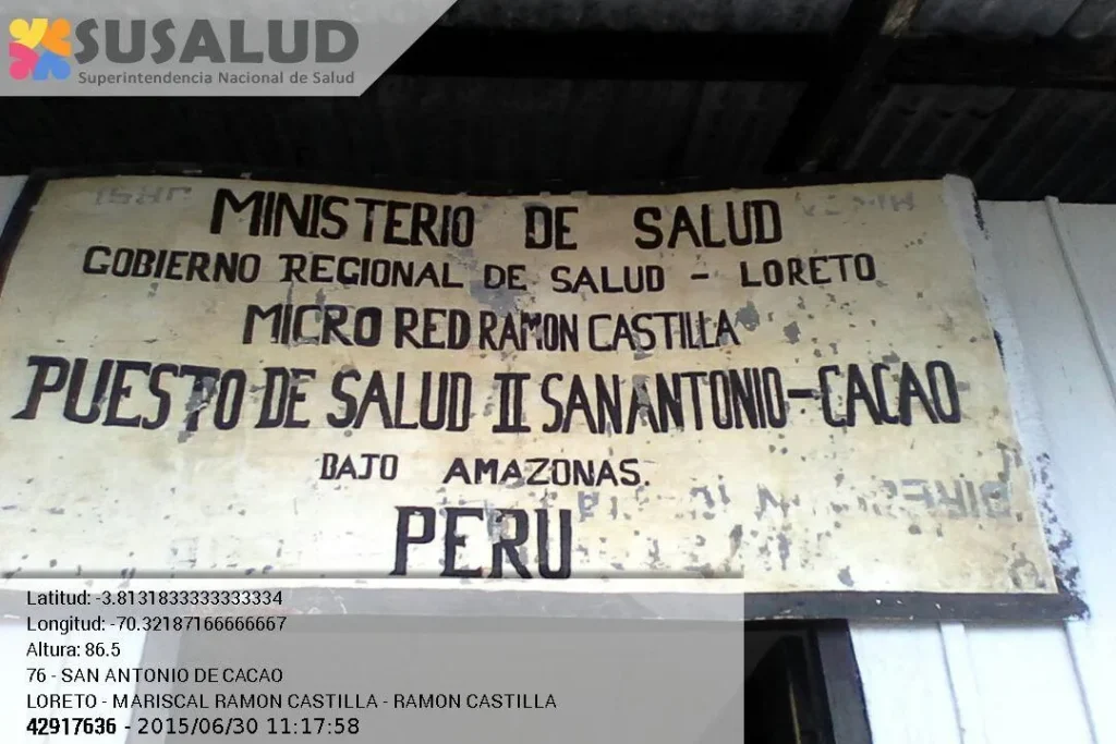San Antonio de Cacao en Ramon Castilla, Loreto
