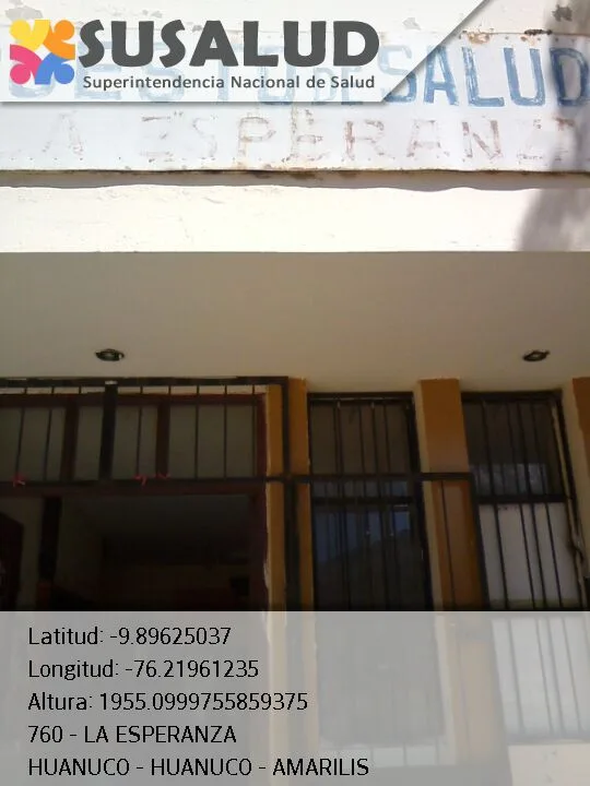 La Esperanza en Amarilis, Huanuco