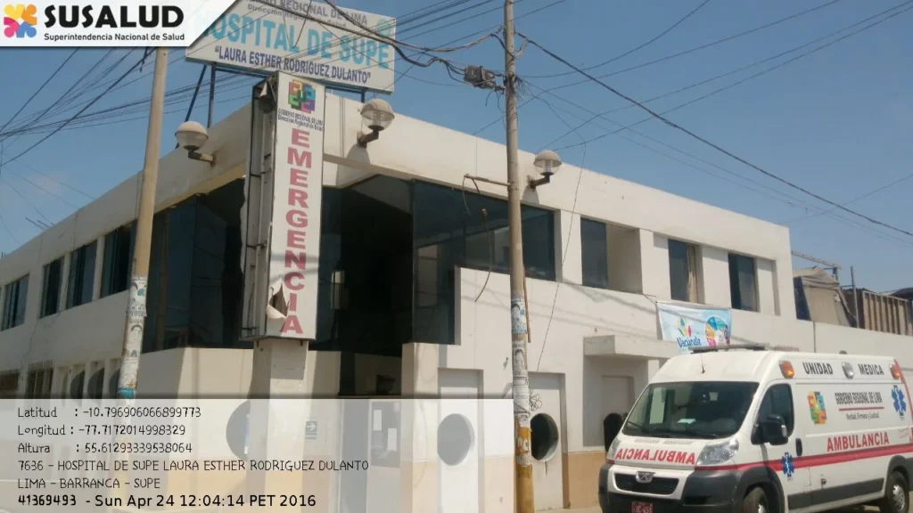 Hospital de Supe Laura Esther Rodriguez Dulanto en Lima