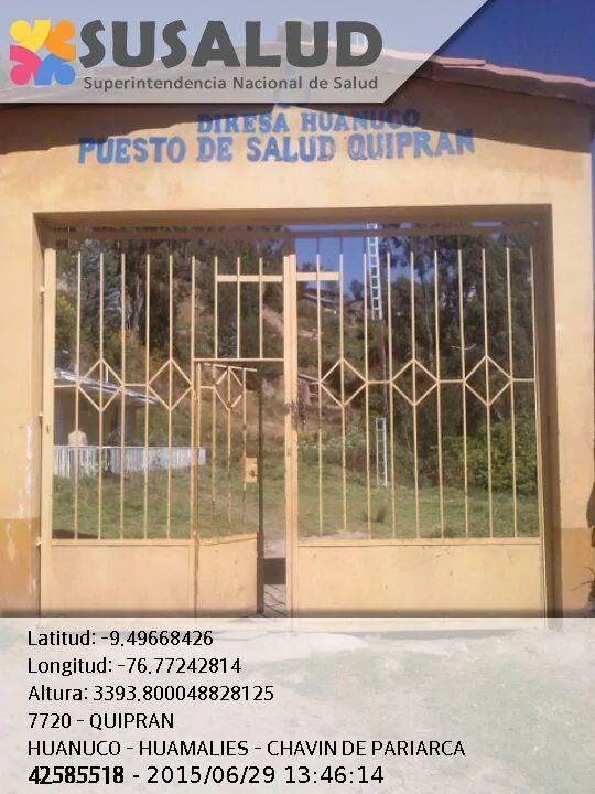 Quipran en Chavin de Pariarca, Huanuco