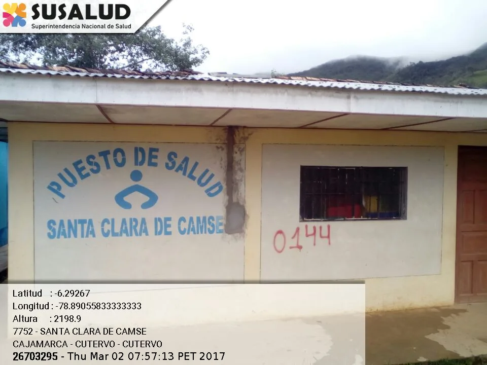 Santa Clara de Camse en Cutervo, Cajamarca
