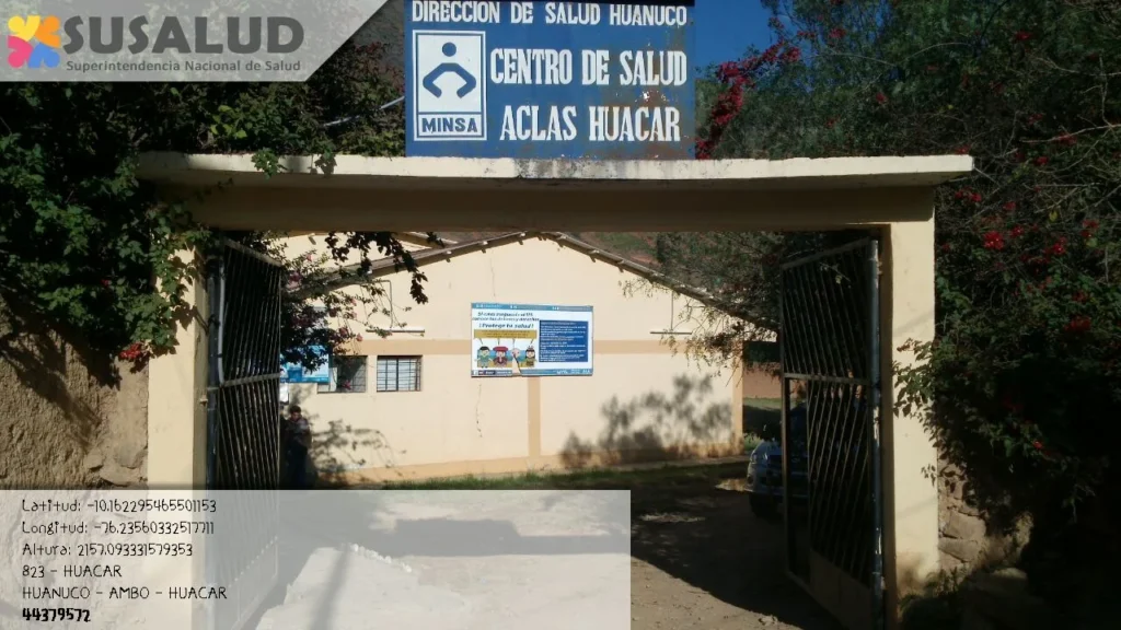 Centro de Salud Huacar en Huanuco