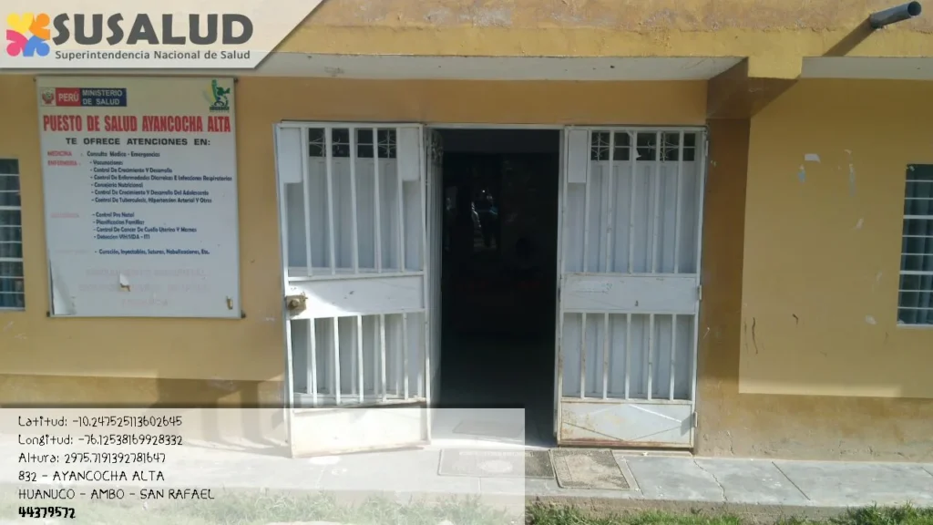 Ayancocha Alta en San Rafael, Huanuco