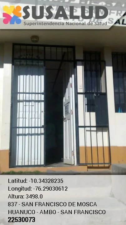 San Francisco de Mosca en Huanuco