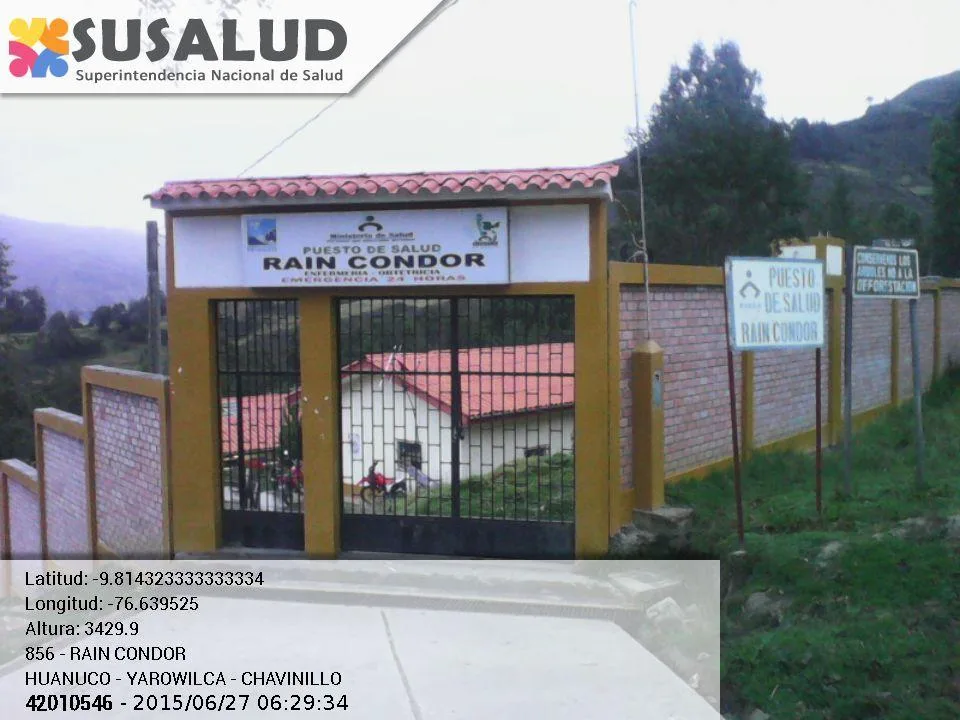 Rain Condor en Chavinillo, Huanuco