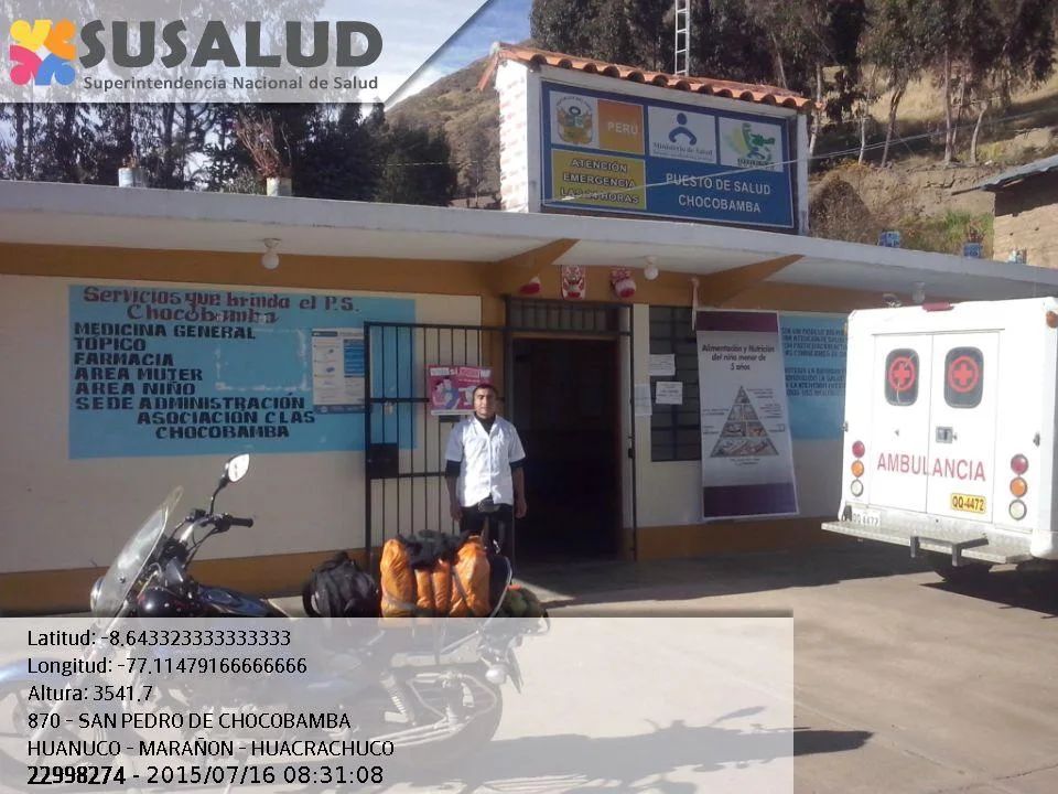 San Pedro de Chocobamba en Huacrachuco, Huanuco