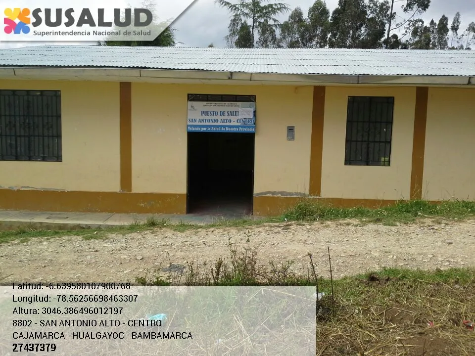 San Antonio Alto – Centro en Bambamarca, Cajamarca