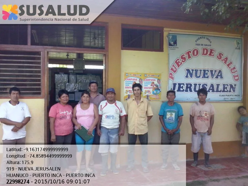 Nueva Jerusalen en Puerto Inca, Huanuco