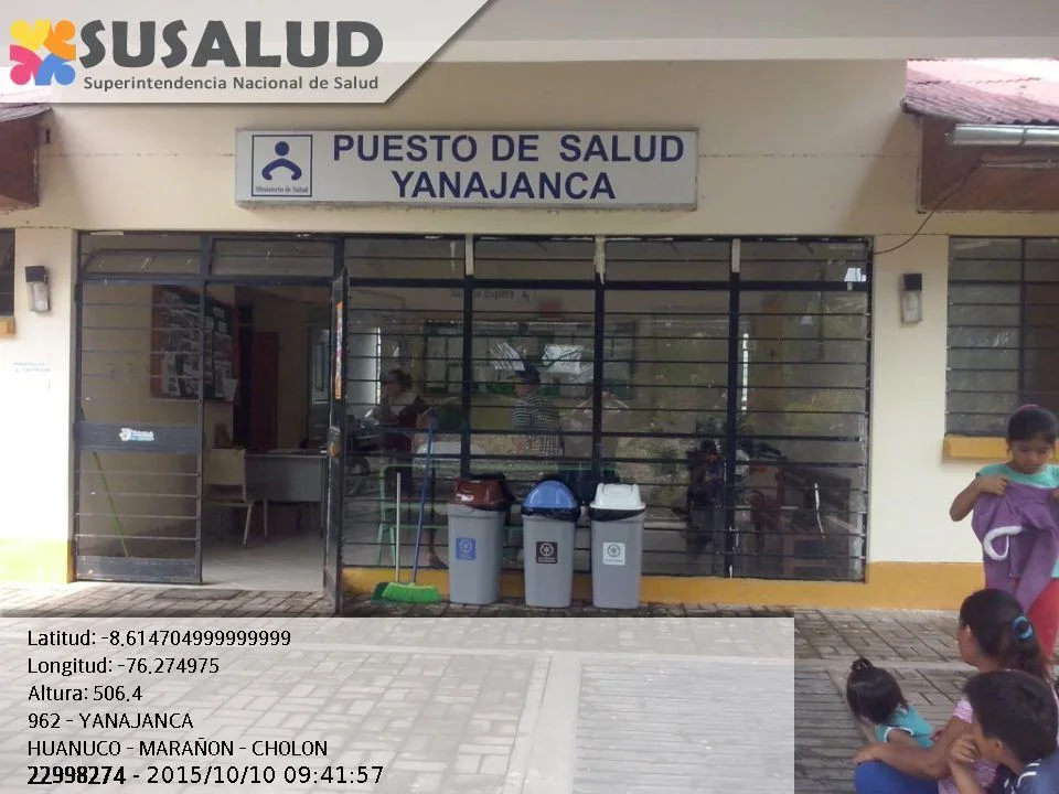 Puesto de Salud Yanajanca en Santa Rosa de Alto Yanajanca, Huanuco
