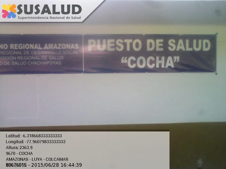 Cocha en Colcamar, Amazonas