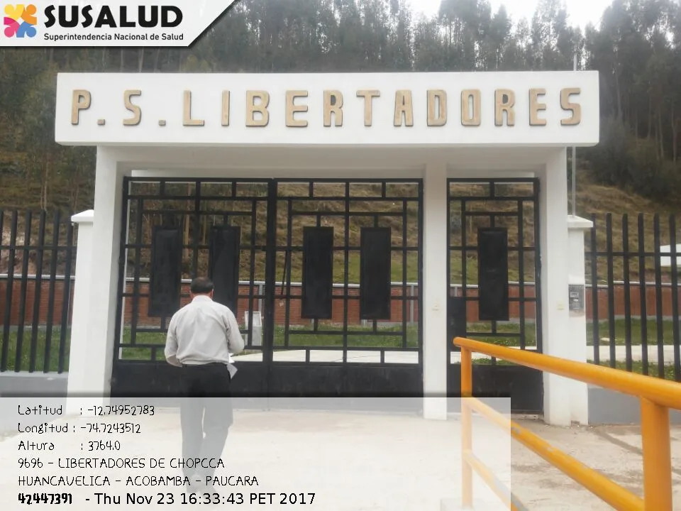 Puesto de Salud Libertadores de Chopcca en Paucara, Huancavelica