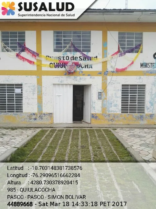 Quiulacocha en Simon Bolivar, Pasco